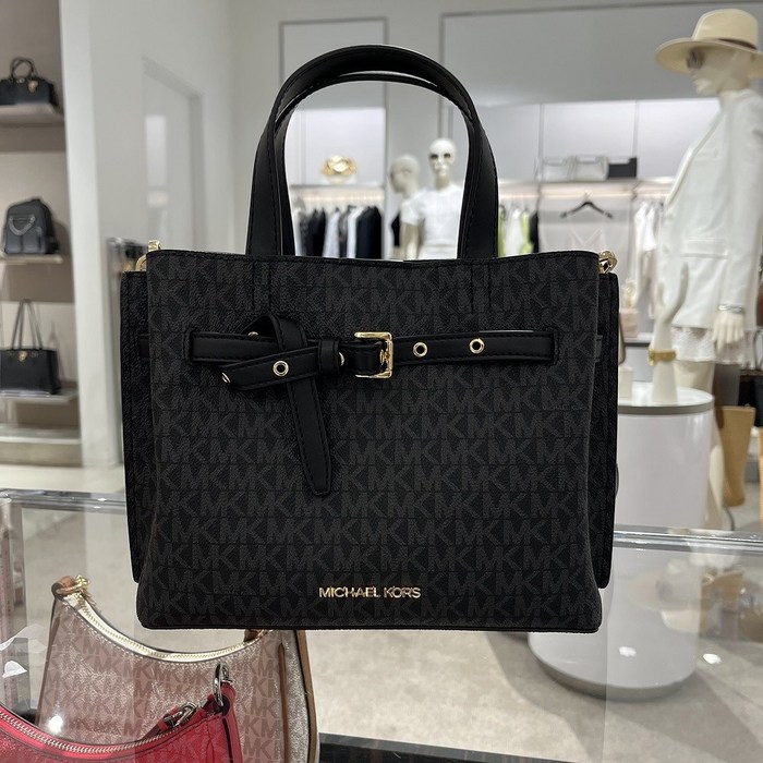 마이클코어스 Michael Kors Emilia Small Logo Satchel 에밀리아 멀티 패턴 스몰 사첼백 35H0GU5S1B 호환